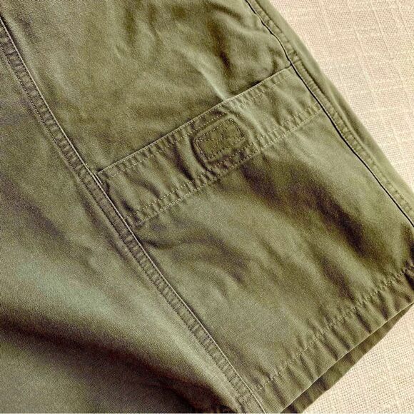 Columbia Sportswear Green 100% Cotton Shorts Pockets Hiking Size16 - Picture 9 of 13